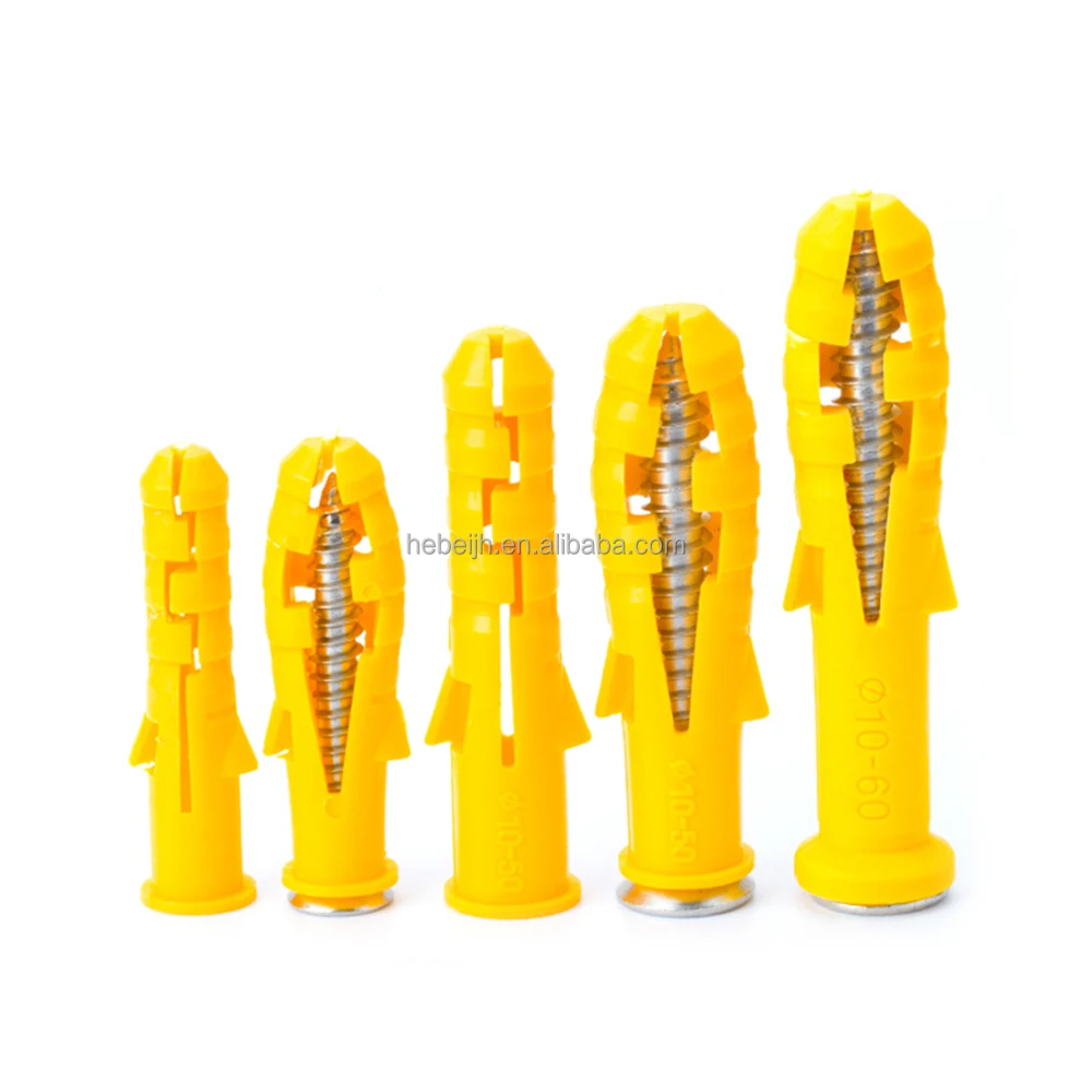 Convenient service in Super September Plastic Expansion Anchor Screw Plastic Expansion Plug
