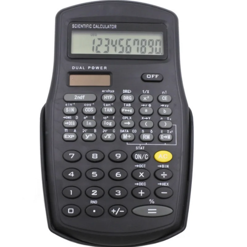 Scientific Function Calculator Portable Accounting Student Office Multifunction Computer