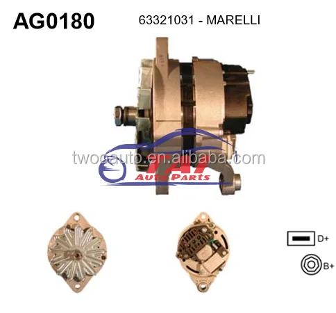 car auto parts alternator in cheap price for 63320024 63321039 for MARELLI 12V 55A TRUCK SPARE PARTS