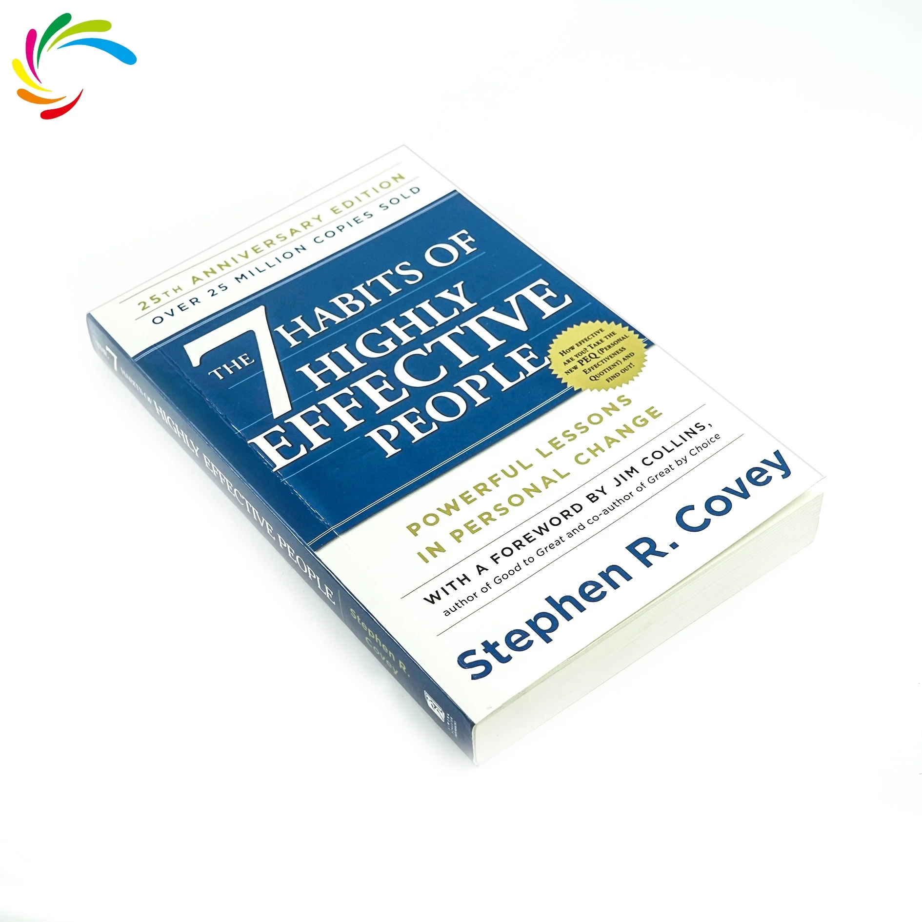 New arrival manufacturer wholesale softcover book printing light weight paper Bestseller motivative book the 7 habits of highly