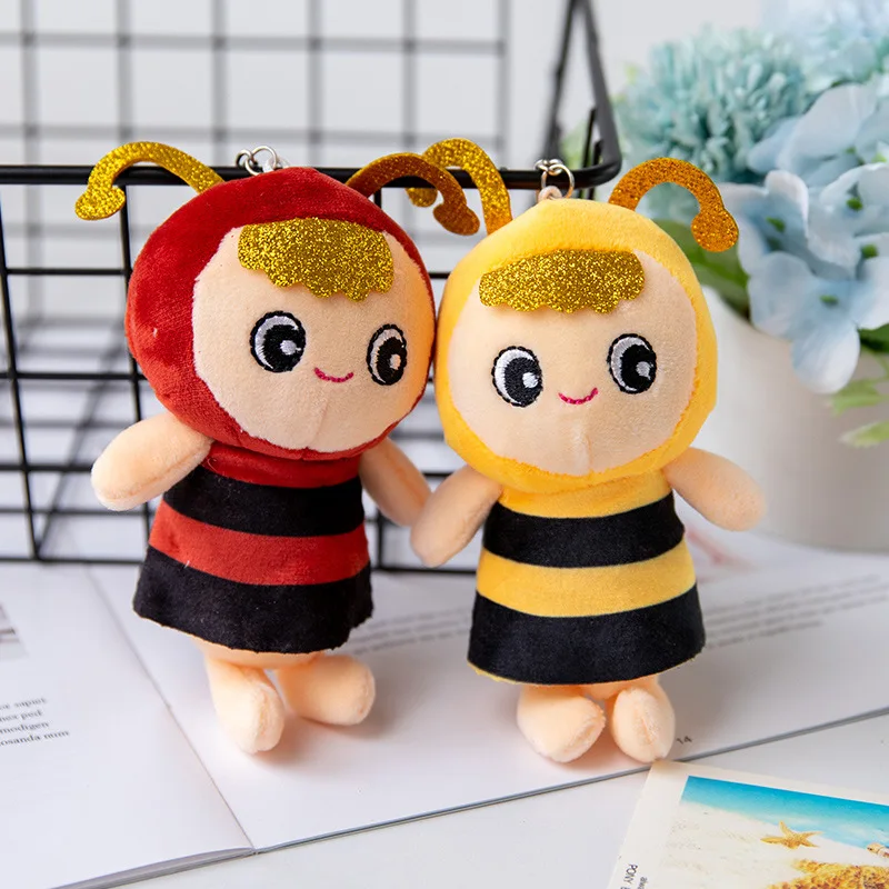 Amazon Hot Sale Small Bee Stuffed & Plush Toys Bees Animal Pendant For Home Decoration
