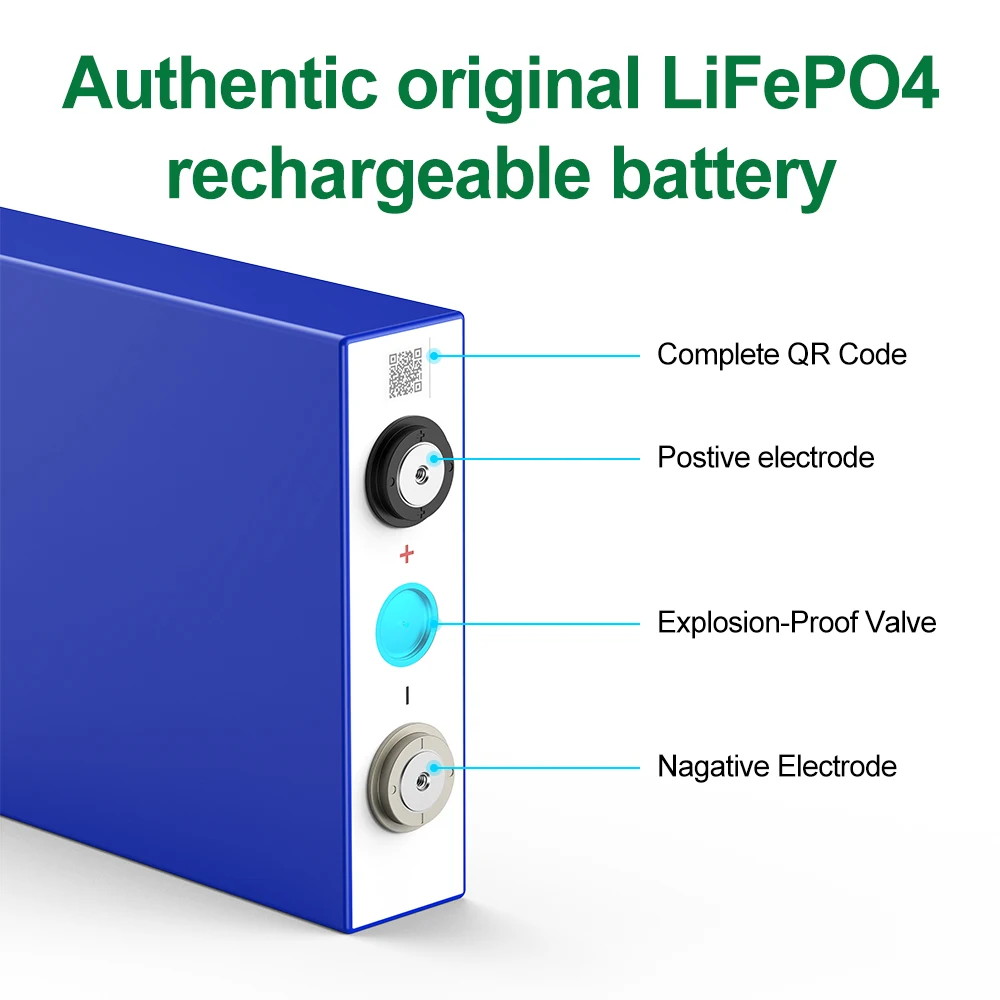 EV Grade A 105ah 3.2v Lfp Lithium Iron Battery Lifepo4 Prismatic Battery Cell 105Ah lifepo4 battery