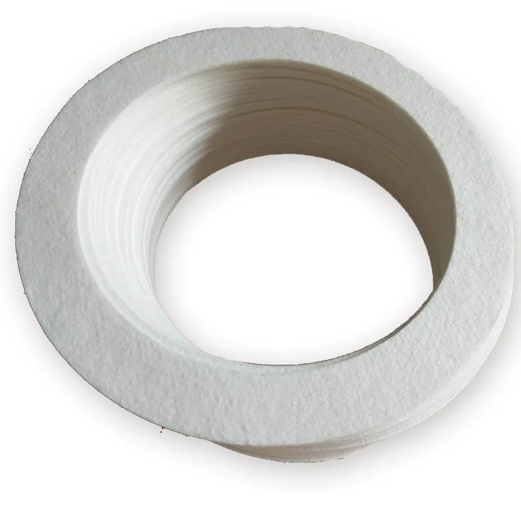 Aluminum silicate sheet ceramic fiber paper washer high temperature resistance heat insulation sealing strip flange gasket heat