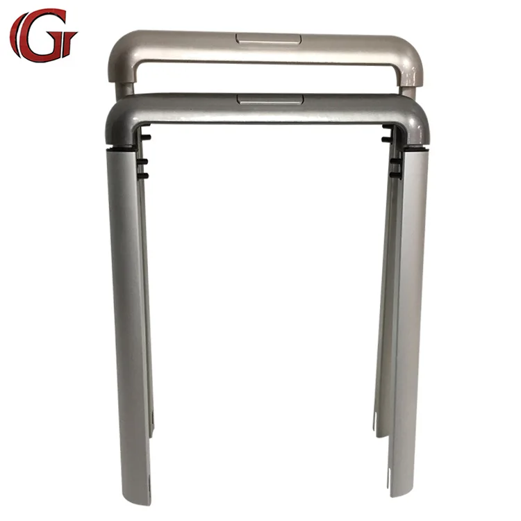 Hot-selling telescopic wide trolley full aluminum for hard luggage 20/24 inch