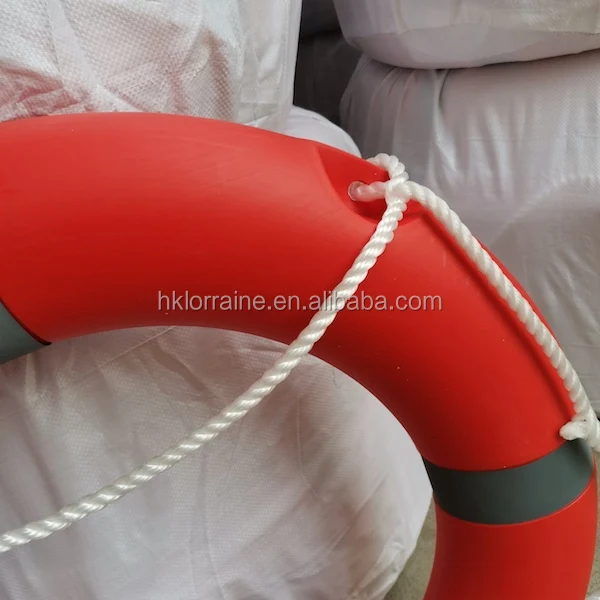 HDPE material SEA Rescue Buoy International Orange 2.5kg rescue circle Lifebuoy