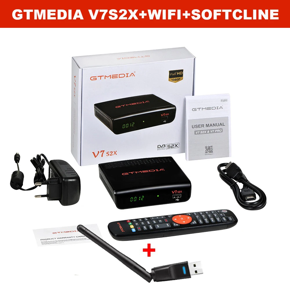 Оригинальный GTmedia V7 S2X DVB-S S2S2X VCM ACM мульти-потока T2MI обновления от Freesat V7S HD спутниковый ресивер GTMEDIA приемник