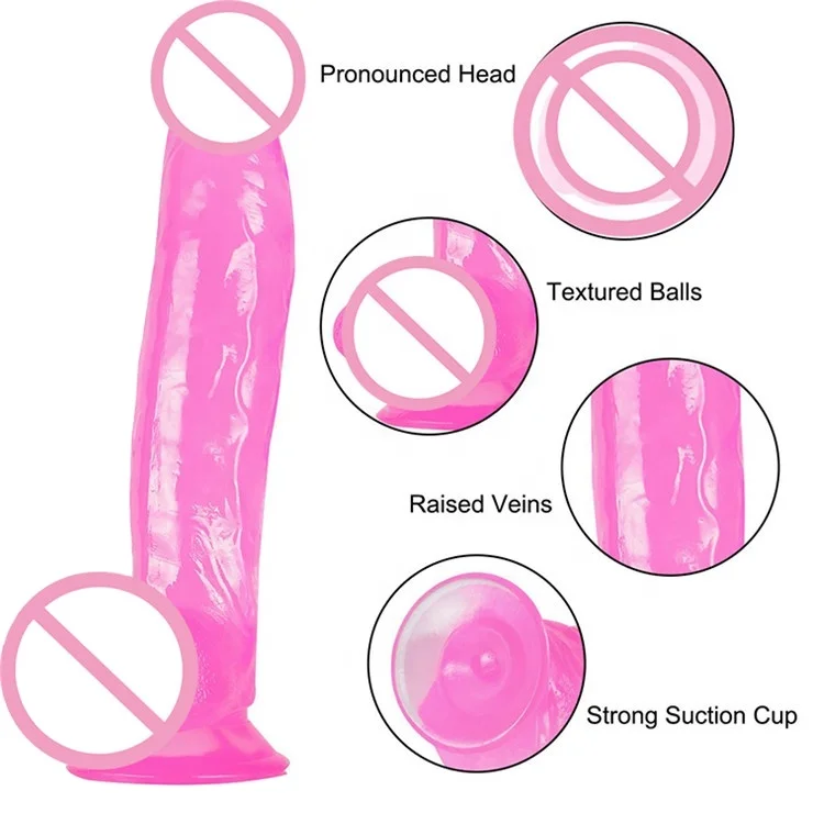 Tpe Crystal Clear Penis Female Products Dildos Masturbation Massager Japanesexxx Movie Adult Sex Women Anal Plug