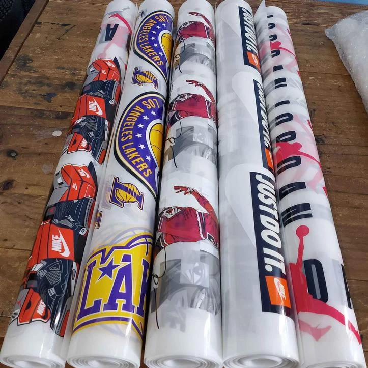 Wholesale Applying Custom Brand Name Logo Cartoon Plastiso A3 DTF 60CM 3D Heat Press Transfer Stickers Labels Vinyl for T Shirts