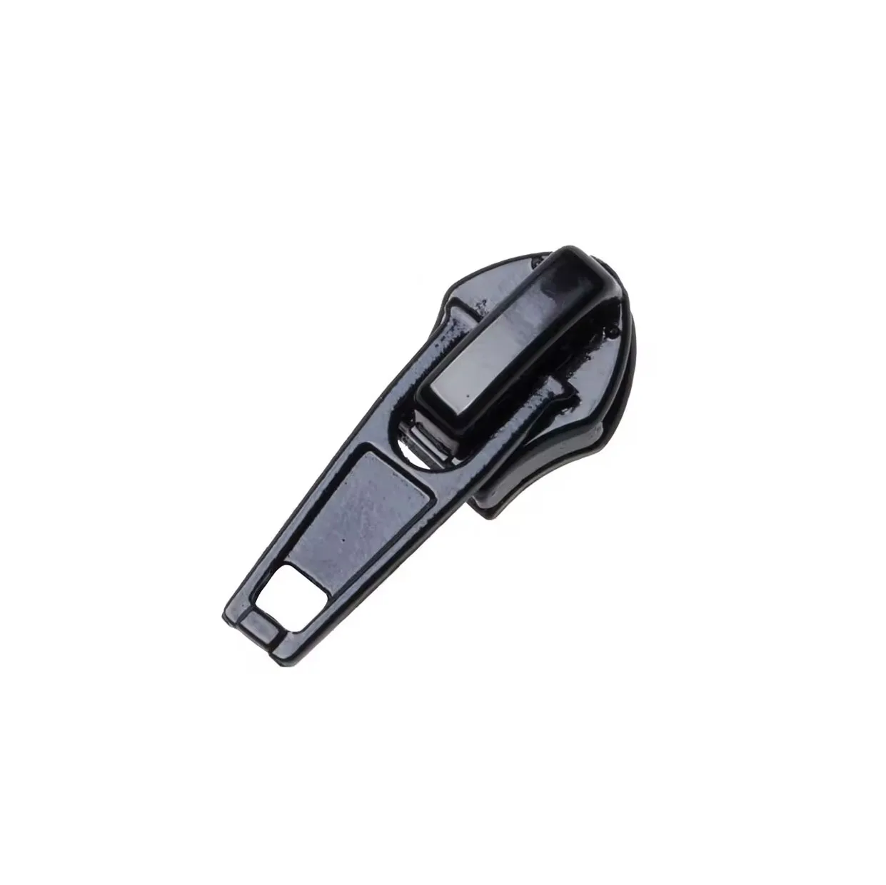 No.5 nylon slider auto-lock metal pull zipper lock
