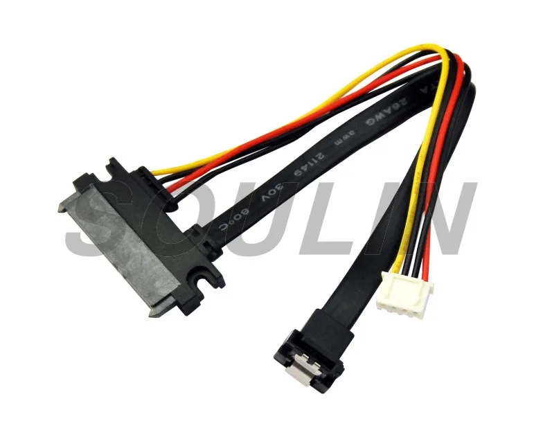 Адаптер питания кабель 15 Pin SATA мужчина к двойной 4 Pin IDE HDD женский