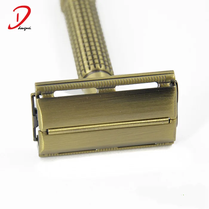 butterfly twist to open safety razor, double edge safety razor