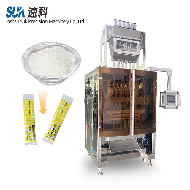 Multi Lanes4/6/8/10 Lanes Dietary Supplement Marine Collagen Powder Sport Protein Powder Whey Protein Powder Packing Machine