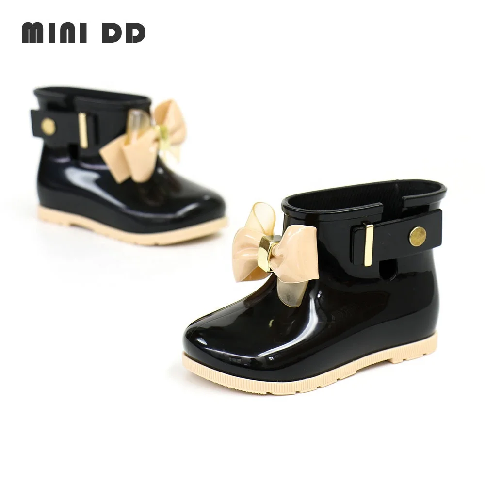MINI DD Children Summer Water Shoes Toddler Fancy Jelly Boot Wholesale Jelly Shoes Kids Water Shoes Ankle Jelly Rain Boot