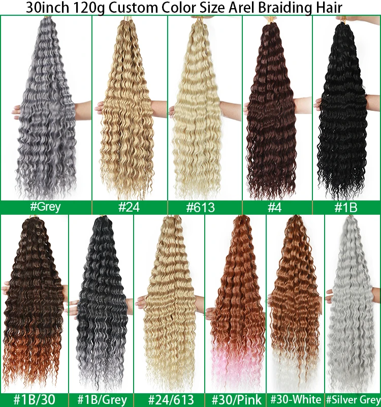 Длинные Синтетические волосы для braading yaki ombre кудрявые Egyotian волнистые плетеные вязаный
