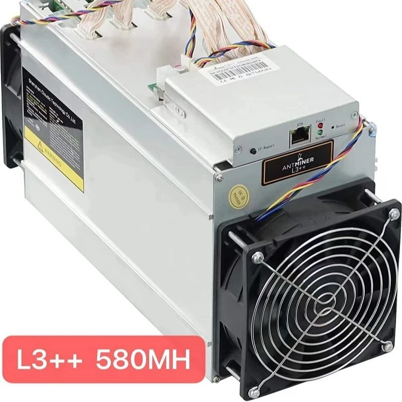 New/Used/Refurbished Miner Bitmain Antminer Asic L3+ L3++ 504Mh/s Lowest Price Antiminer L3 Scrypt Bitcoin Mining Machine