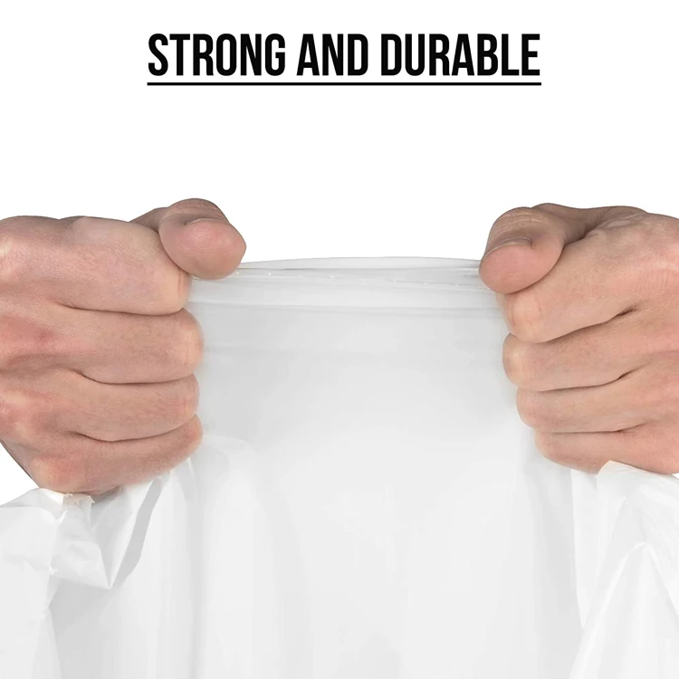 Hot Sale Biodegradable Pla Cornstarch Compostable Large Recycling Scent White Garbage Drawstring Trash Bags 30 Gallon