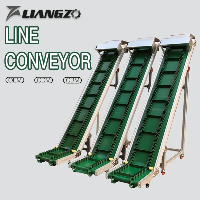 LIANGZO OEM Light Weight Quality Material Assembly Line Small Belt Conveyor Food Industry