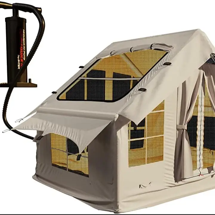 Китайские производители хорошая цена светодиодная палатка для кемпинга надувная вечеринок Большая водонепроницаемая с насосом