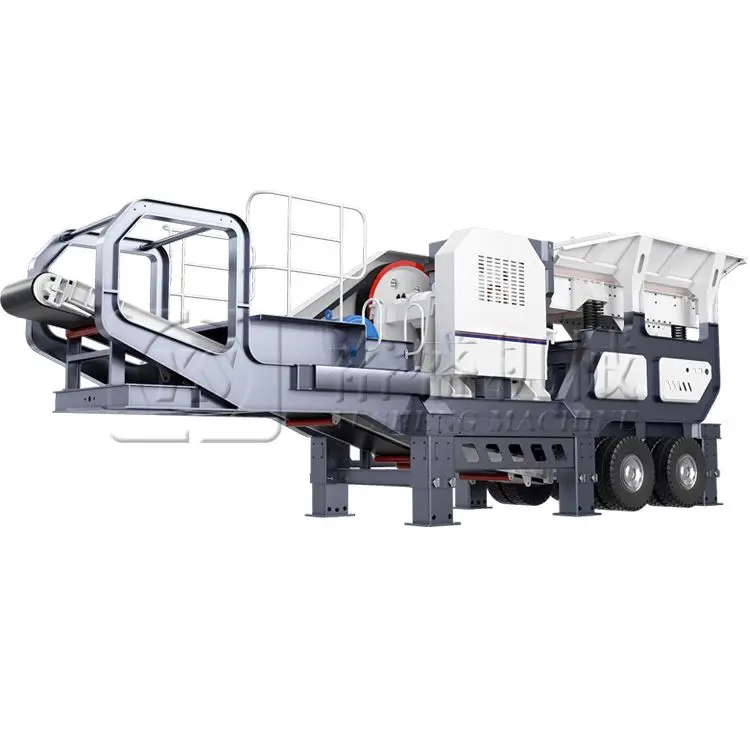 Небольшая щековая дробилка Poertable портативный мобильный экран 2 производителя известняк лабораторная цена гранитный камень