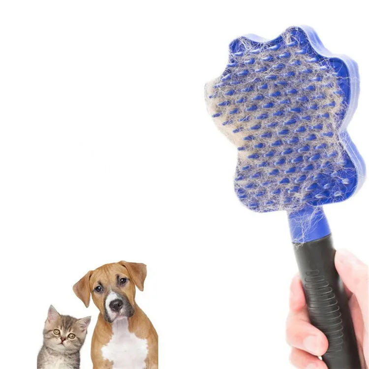 New Hot Sell Slicker Pet Grooming Brush with Long Handle Dog Cat Grooming Sets