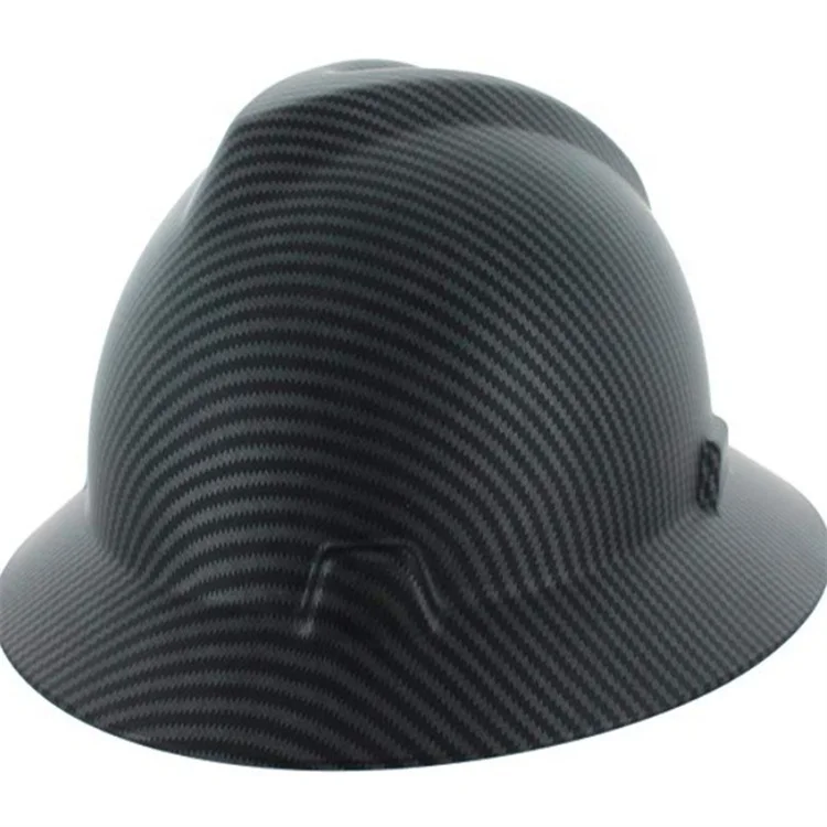 V guard full brim safety helmet hydro-dipped and ansi z89.1 for casco minero  hard hat carbon fiber