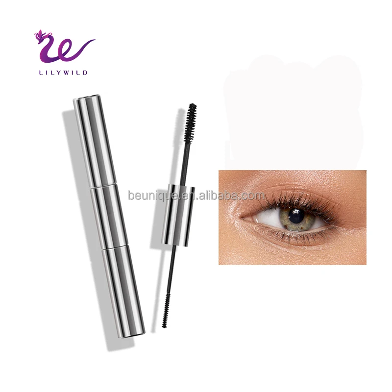 Tube Packaging Wholesale Unique Silver Double Side 2 In 1 Mascara Custom Logo Waterproof Lash Volume Mascara Private Label