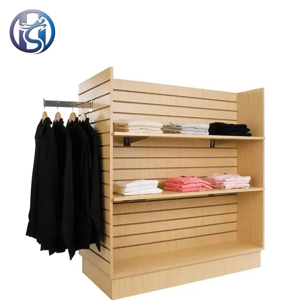 Boutique clothing store racks display