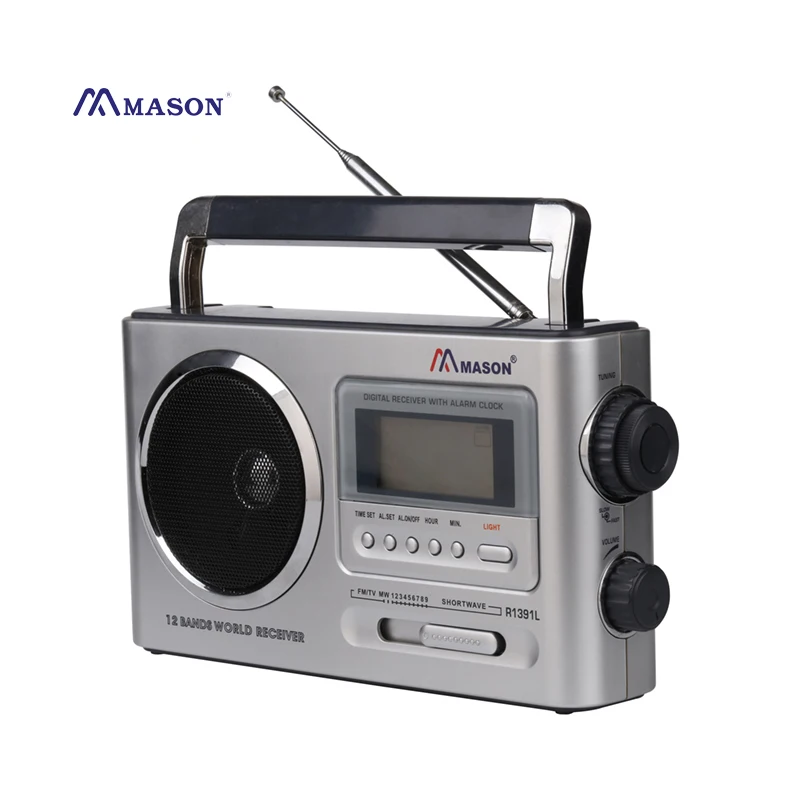 Dongguan custom radio am fm sw receivers for sale with alarm clock auto scan home radio