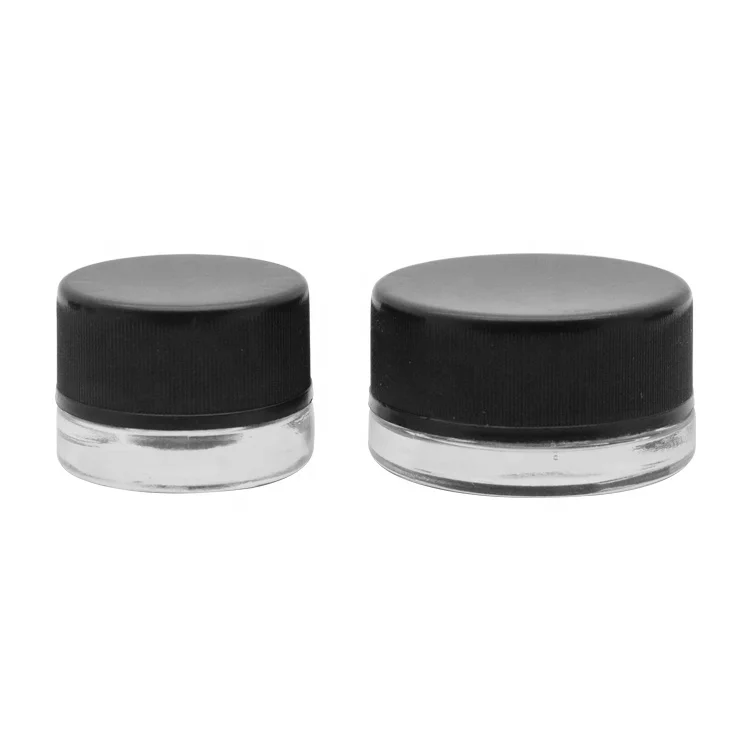  7ml 5ml 9ml child resistant smell proof glass jar cosmetics oil concentrate packaging weed for