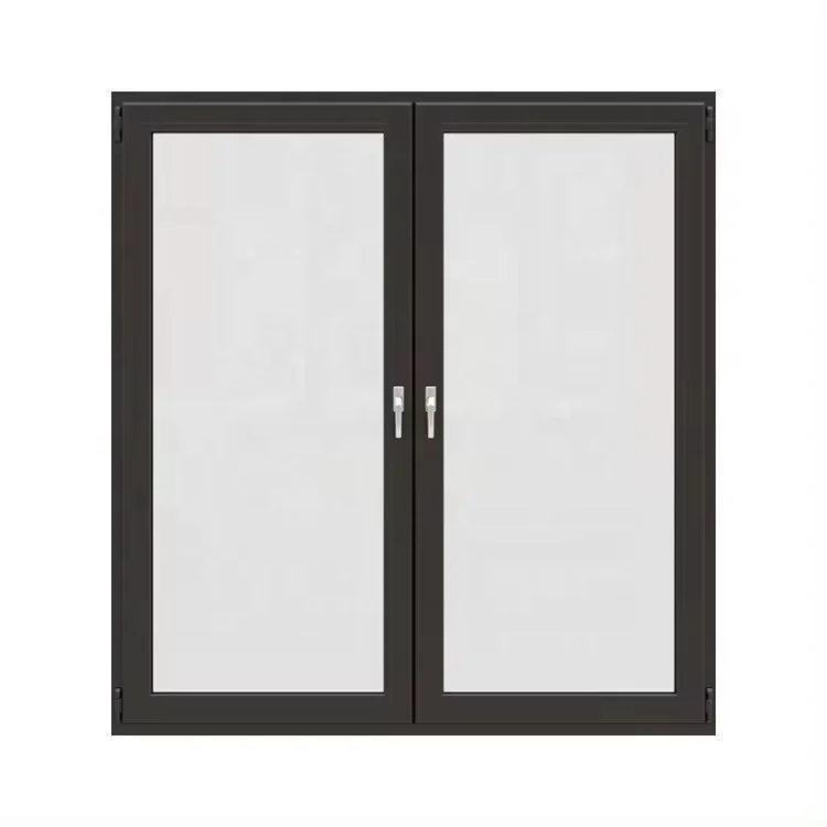 hurricane aluminum tempered glass casement windows aluminium powder coated casement window house doors and windows