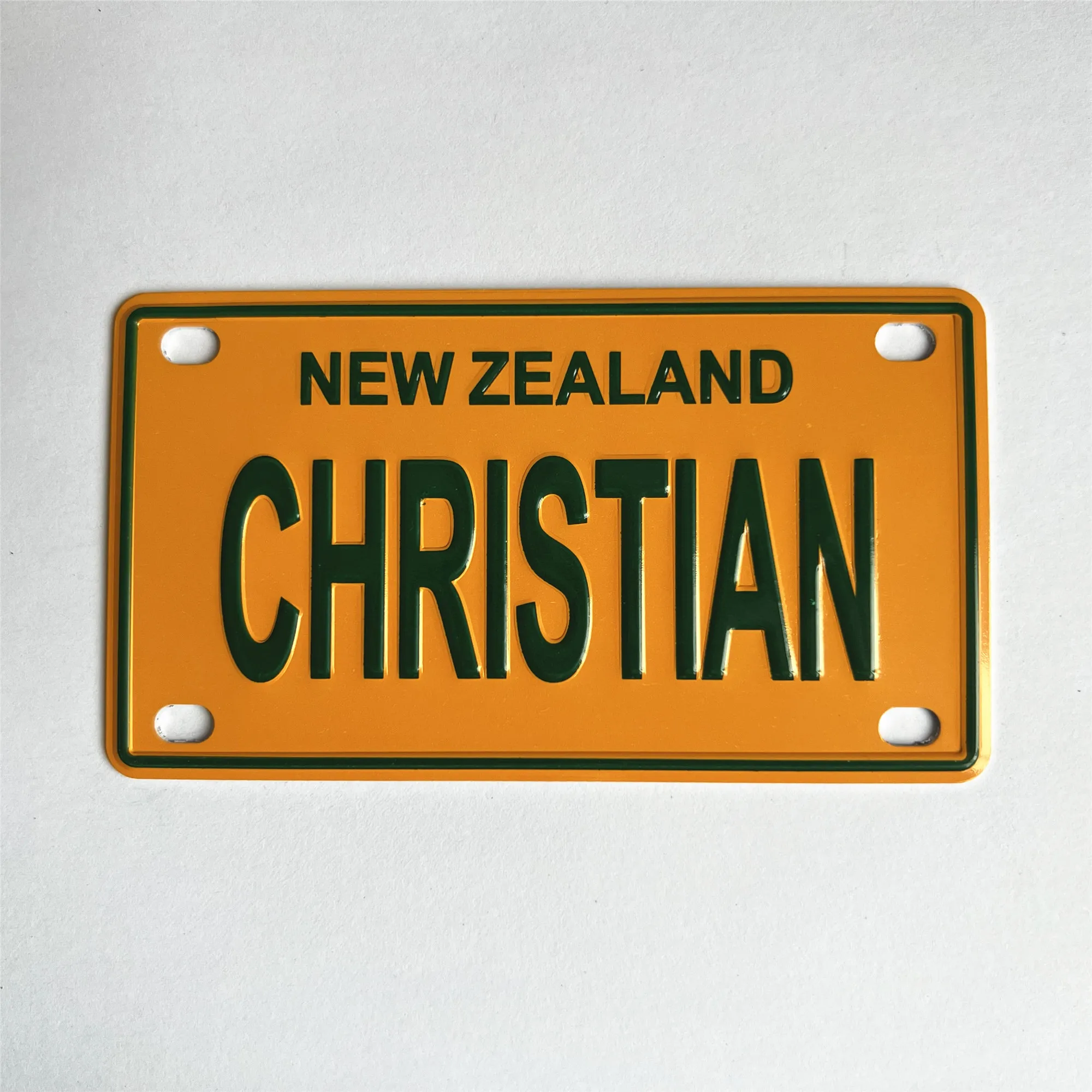 USA Custom Novelty Design Metal Embossed Aluminum Wholesale License Plates