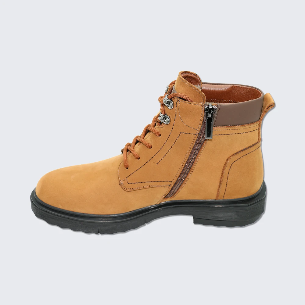 LANCI Luxury Shoes Wholesale Designer Business Leather Shoes Men Suede Flat Chukka Boots for Men