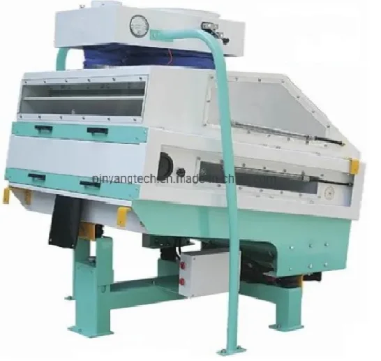 TQSX120*2 Rice Wheat Destoner Cleaning Machine Gravity Classified Destoner Paddy Rice Destoner Grain stone removing machine