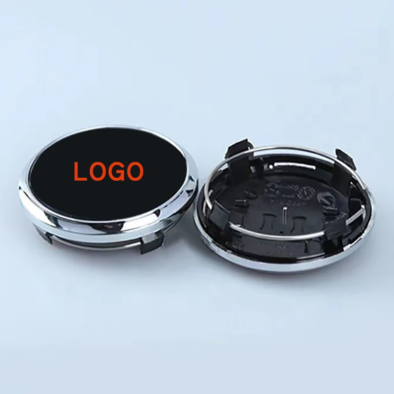 Automotive parts wheel hub cover 60mm61mm68mm69mm77mm wheel center cover, rim plastic cover, customized with various car logos