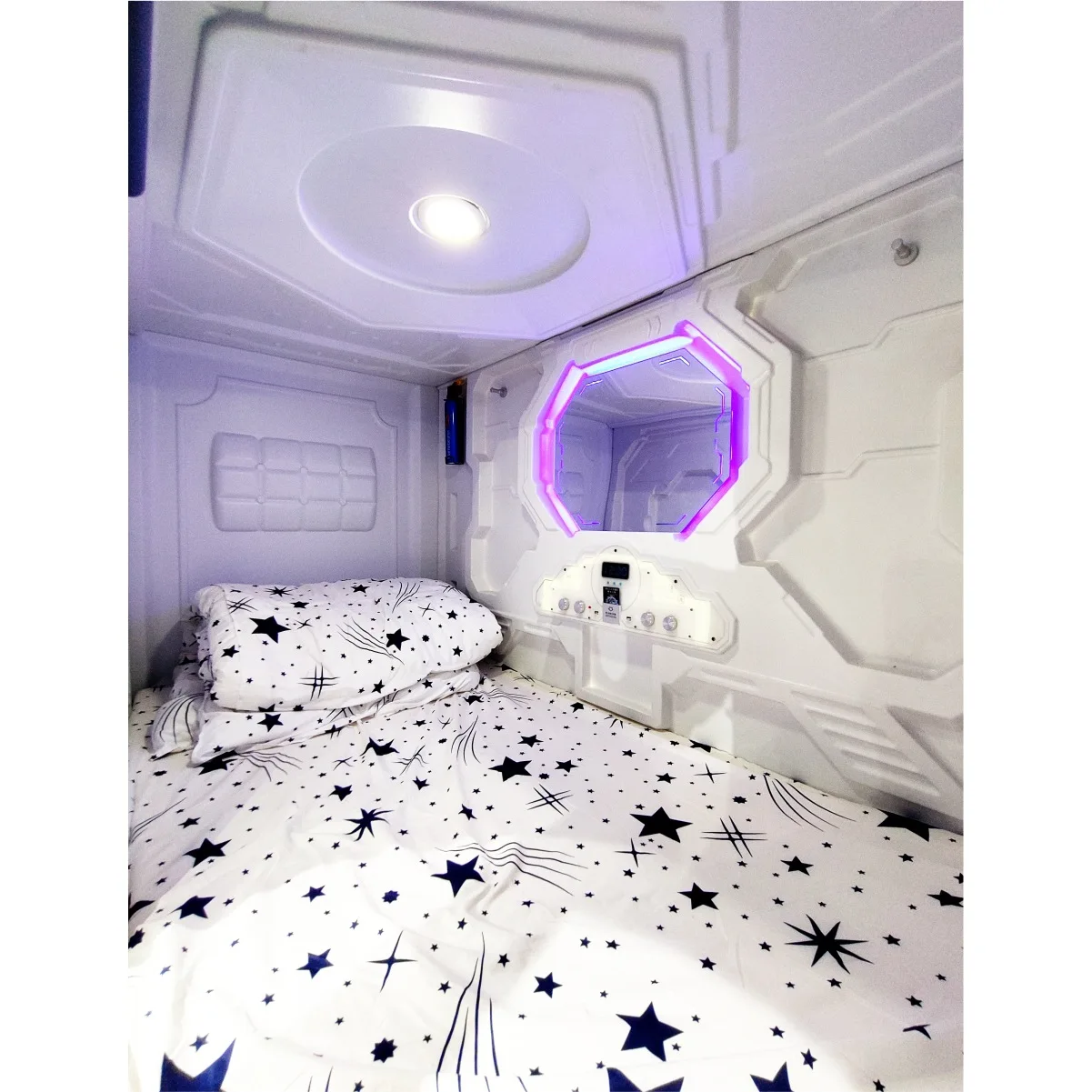 Sleep cabin Indoor Hospital Bedroom Room Single Double Space Bed Sleep Capsule Hotel sleeping pod smart capsule bed