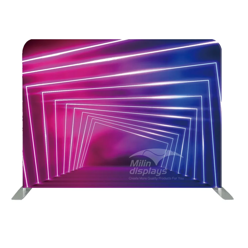 10ft LED Stage Lights Pillow Case Backdrop for Wedding Decoration