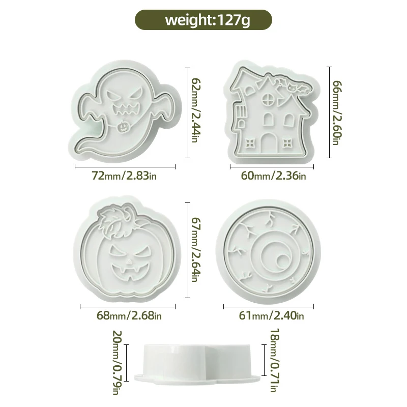 2024 new Halloween cookie mold  cartoon cake mold hot  sell original  design cookie cutter