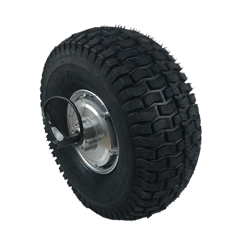 Electric Wheelbarrow Motor 15 inch 100N 24V 36V 48V 600W DC Brushless Geared Hub Motor Electric Elderly Mobility Scooter Motor