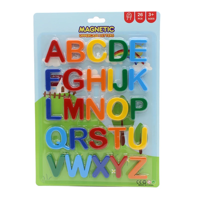 Customized Wholesale Children High Quality Refrigerator Magnetic Letter Toy Set Magnet Letter