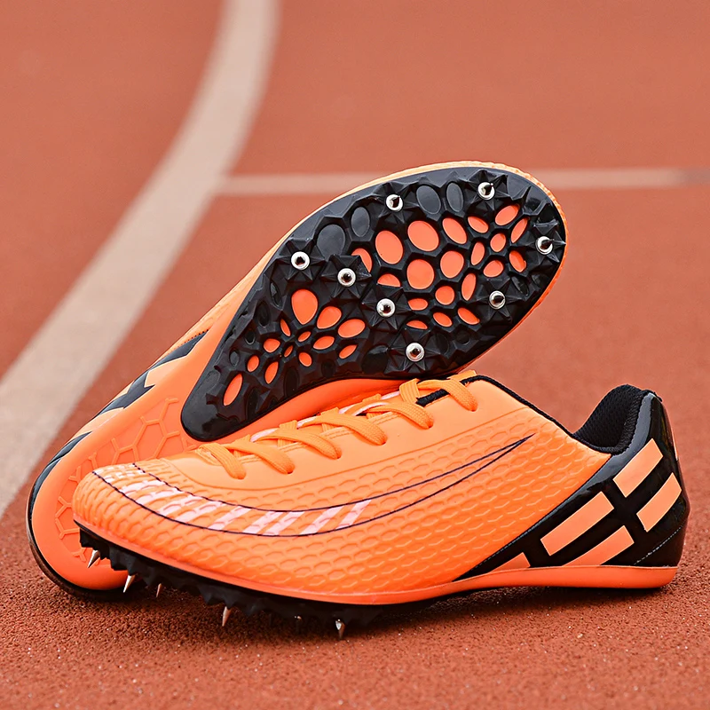 Breathable Mens Women Sports Shoes No Brand Track And Field Trail Running Spike Shoes Waterproof Sale Custom