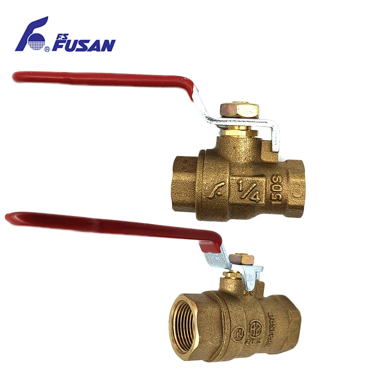 OEM certification CW617N 1/4in brass forged water fitting ball valve