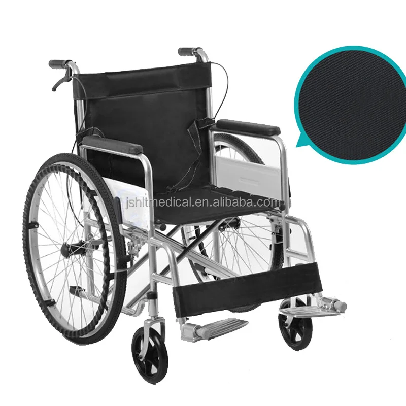 Commode wheelchair foldable manual aluminum hand push wheel chair wheelchairs with toilet seat for the disabled
