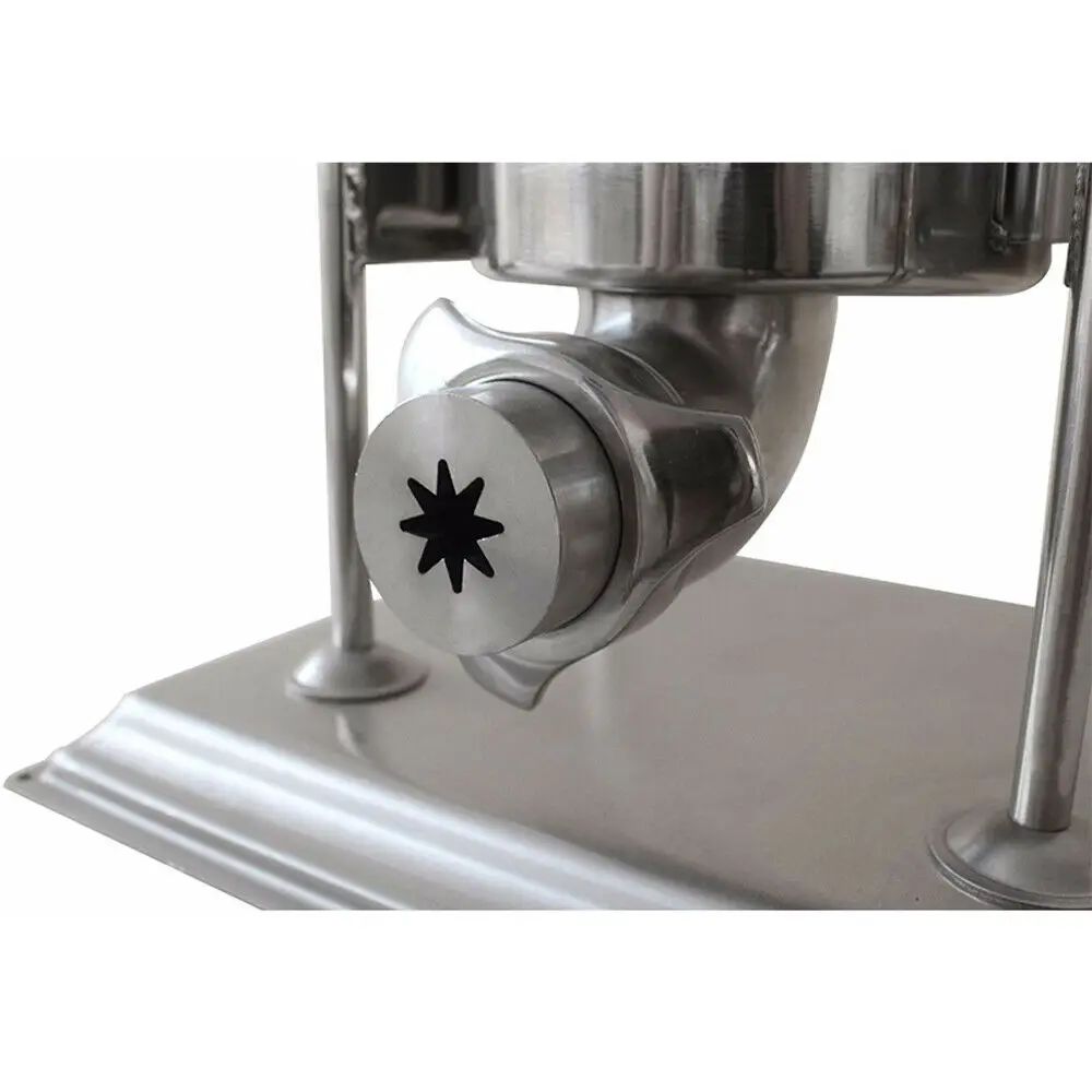 maquina de churros 10 Liter spain manual churros maker machine with 5 sets of mold