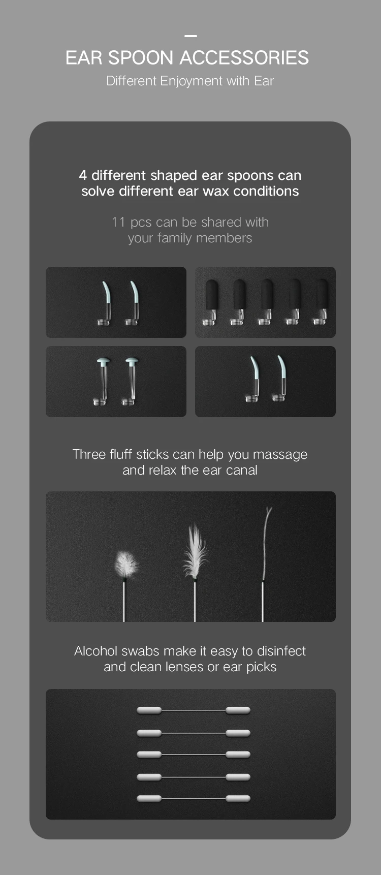 
Bebird 2020 1080P Wireless safest Android & IOS silicone ear wax cleaner micro ear endoscope 