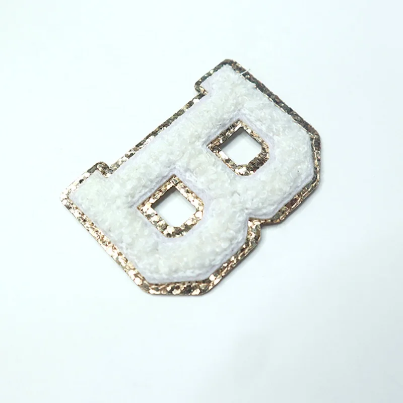 The Newest Smile Face Patch Heat Transfer Green Small Chenille Letter Sets Patches A-z