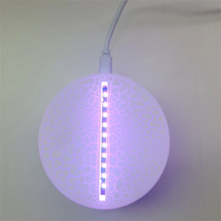 Halloween Series Led Lamp 3d Table Lamp Creative Usb Night Light Cracked Base Bedroom Decor Led Atmosphere Bedside Lamps Gift
