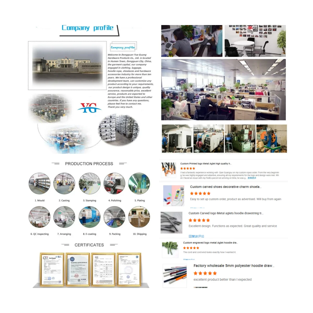 Custom logo Swimsuit drawstring metal aglets hoodie drawstring screw metal tip