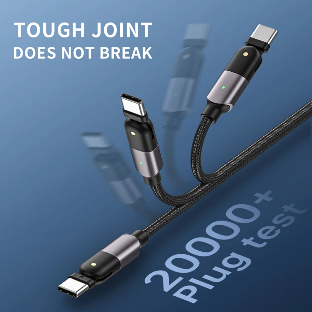 Eonline поворот кабель с разъемом USB Type-C 3A быстрой зарядки для зарядного устройства мобильного телефона Huawei Samsung Xiaomi USB-C USBC