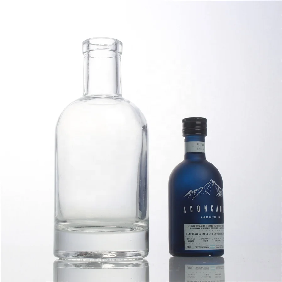 100 ml 50 ml mini empty oslo alcoholic beverages liquor glass bottles with cork lid