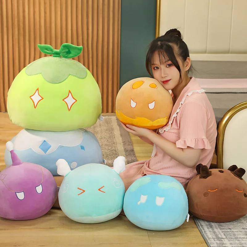 Anime Plush Figure Toys Genshin Impact Cartoon Characters Plush Toys Dolls